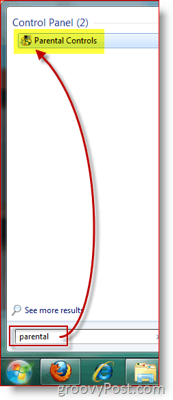 Како да покренете Виндовс 7 родитељски надзор:: Снимак екрана