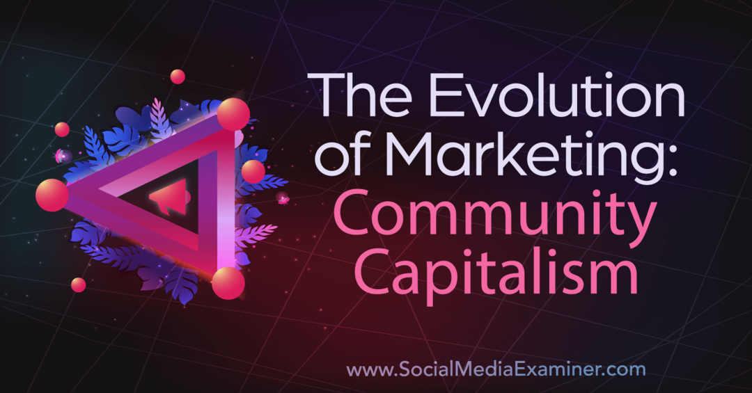 Еволуција маркетинга: Капитализам заједнице – Испитивач друштвених медија
