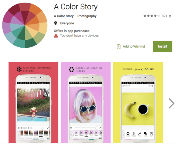 апликација за причу у боји
