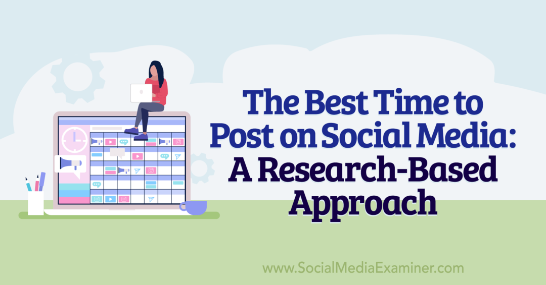 Најбоље време за објављивање на друштвеним мрежама: Приступ заснован на истраживању: Испитивач друштвених медија