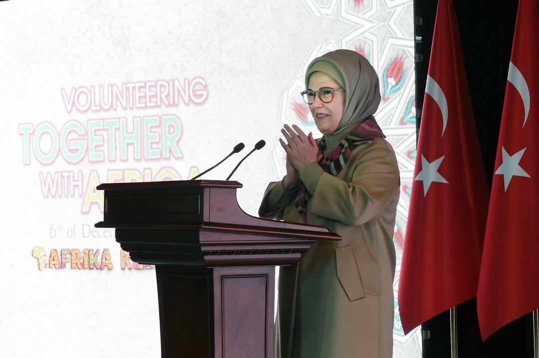Емине Ердоган је одржала говор у програму Удружења афричких кућа