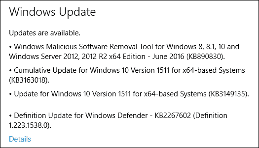 Доступно ново ажурирање рачунара за Виндовс 10 КБ3163018 Буилд 10586.420 (Мобиле Тоо)