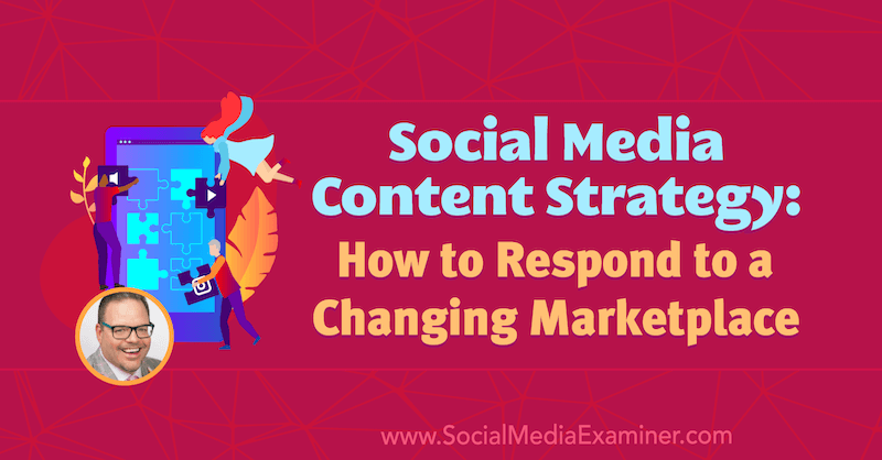 Стратегија садржаја за друштвене медије: како одговорити на променљиво тржиште са увидима Јаиа Баера у маркетиншки подцаст Социал Медиа.