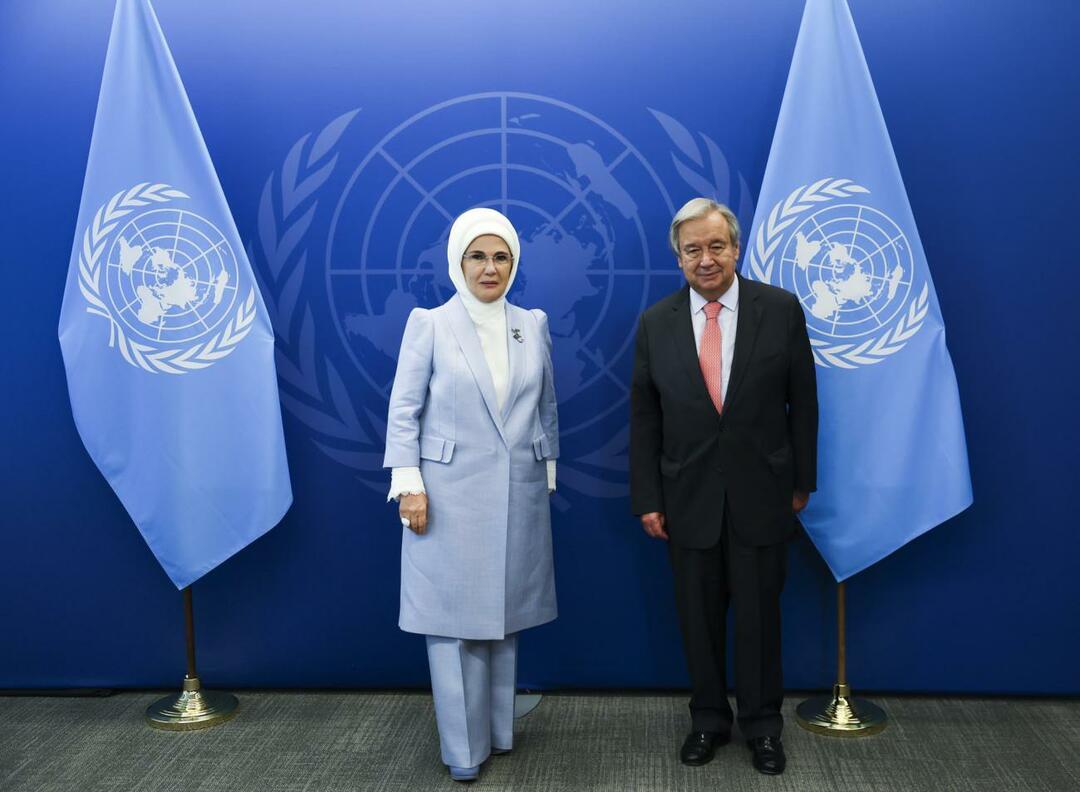 Генерални секретар УН и Емине Ердоган потписали су изјаву добре воље