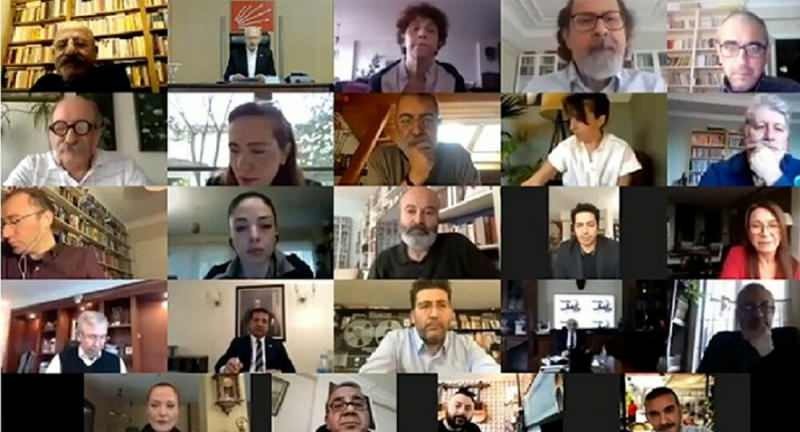 Захтеви уметника који су организовали видео конференције са Кıлıцдароглуом натерали су их да одустану!
