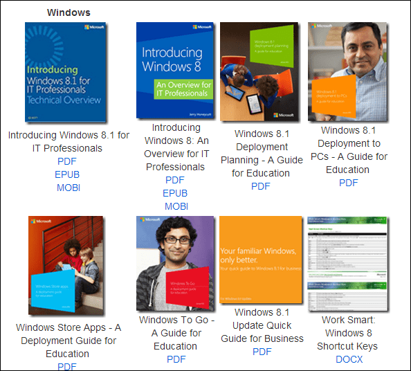 Преузмите бесплатне Мицрософтове е-књиге о Мицрософт софтверу и услугама