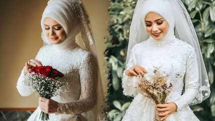 2021 хиџаб модели венчаница Најлепши модели хиџаб венчаница