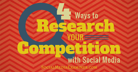 4 начина за истраживање конкуренције