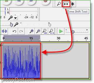 користите временски помак за помицање мелодије звона на предњи дио нумере