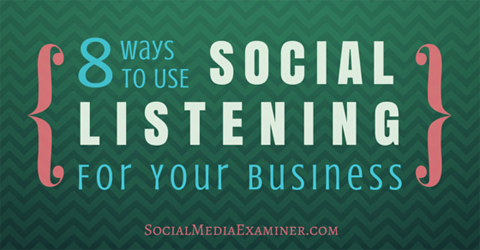 8 начина за коришћење социјалног слушања