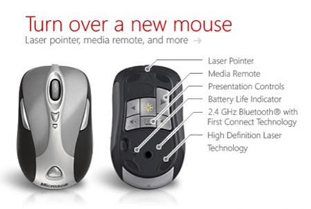 мицрософт презентатери миша ласерски тастери за презентацију управљају бежичном везом