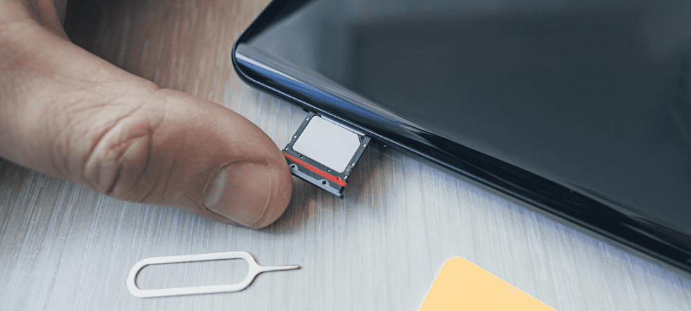 Отварање слота за СИМ картицу на иПхоне-у или Андроид-у