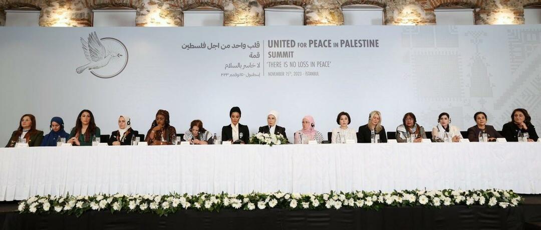 Конференција за штампу на самиту Једно срце за Палестину