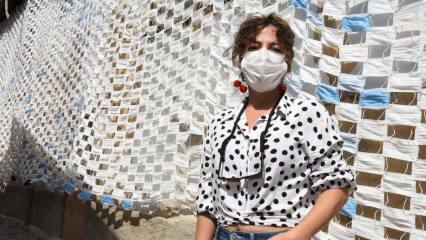 Покрио је зид са 2 хиљаде 450 маски да скрене пажњу на коронавирус!