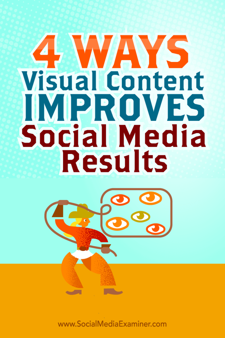 4 начина на који визуелни садржај побољшава резултате друштвених медија: Испитивач друштвених медија