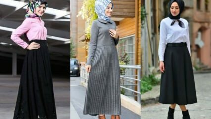 Како направити комбинацију хиџаб сукње?