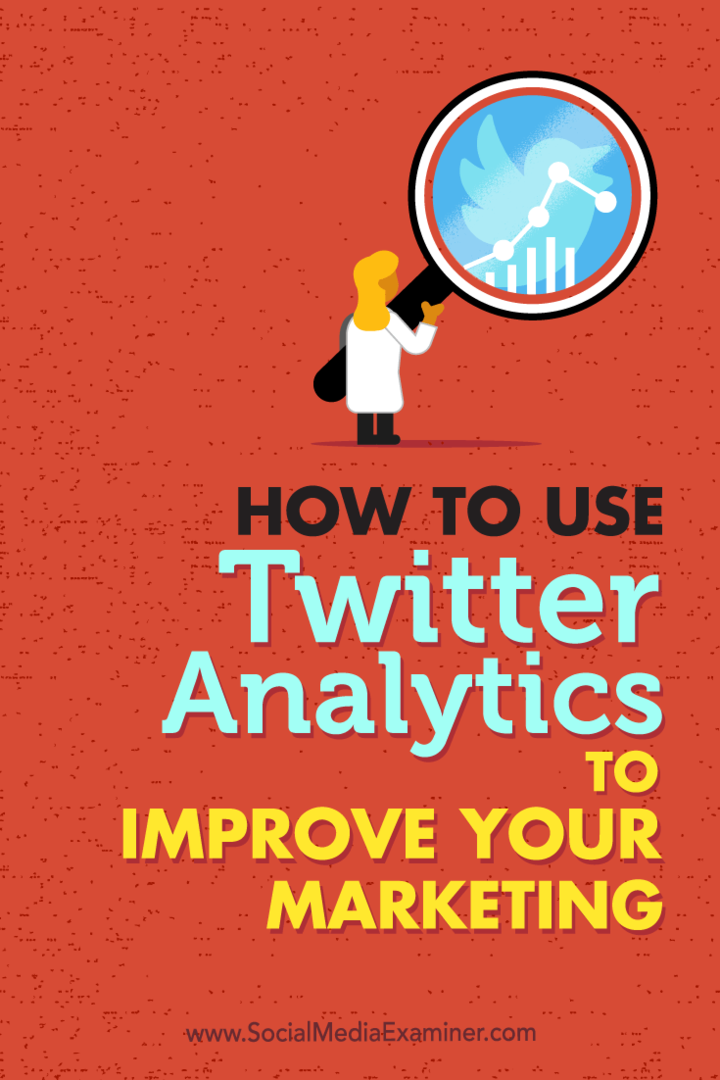 Како користити Твиттер аналитику за побољшање маркетинга, Ницки Криел на испитивачу друштвених медија.