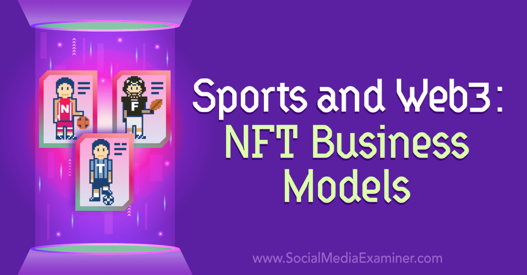 Спорт и Веб3: НФТ пословни модели: Испитивач друштвених медија