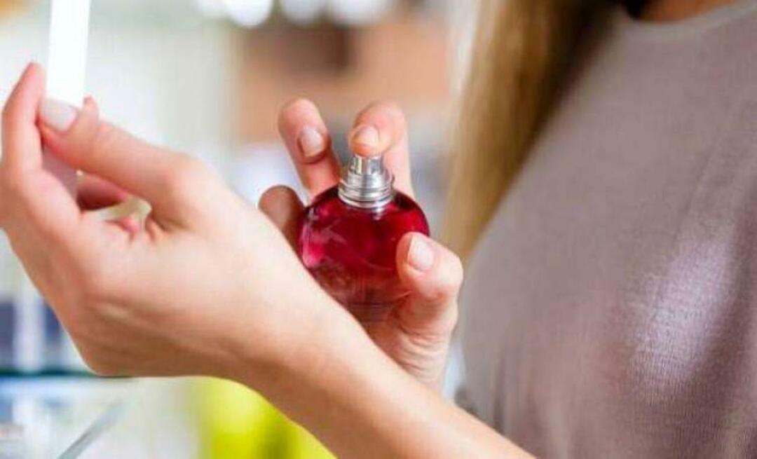 Пажња! Када користите парфем...