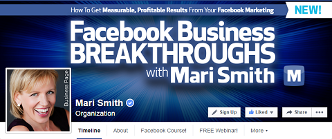 Мари Смитх насловна страница на Фејсбуку