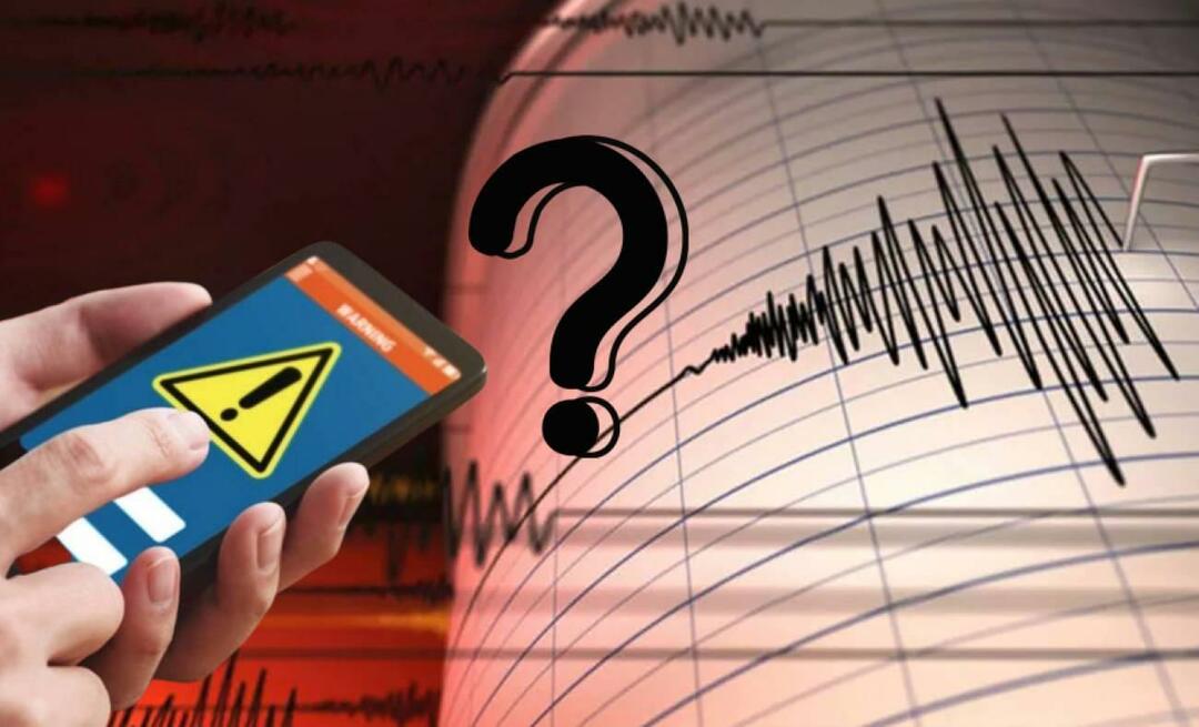 Како укључити систем упозорења на земљотрес? Како укључити ИОС упозорење о земљотресу? Андроид упозорење о земљотресу