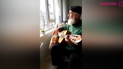 Деда свира и говори 'Ах лажи свет' уз гитару!