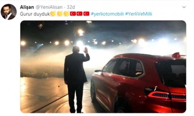 Дељење домаћих аутомобила председника Ердогана уздрмало је друштвене медије! Повећање броја пратилаца ...