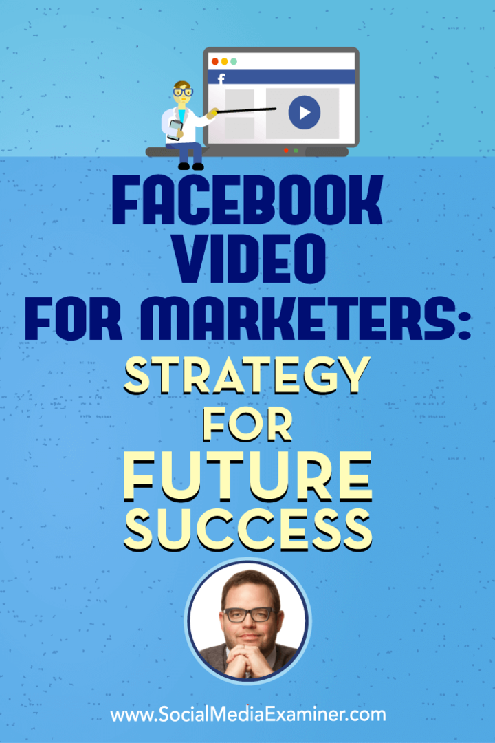 Фацебоок видео за маркетиншке стручњаке: Стратегија за будући успех: Испитивач друштвених медија