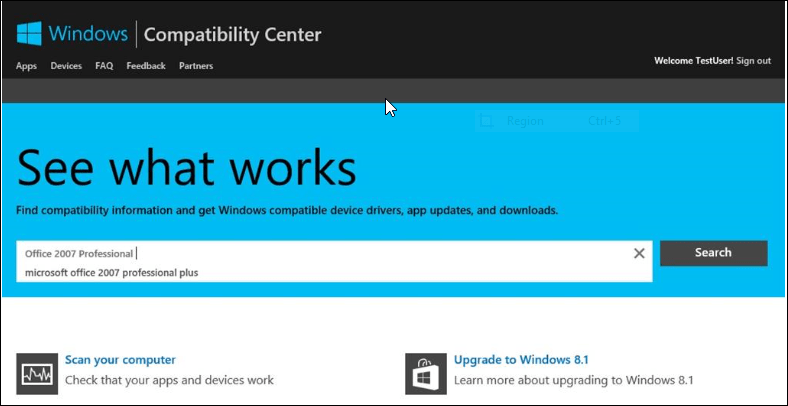 Мицрософт је убио своју веб локацију за компатибилност са Виндовс-ом