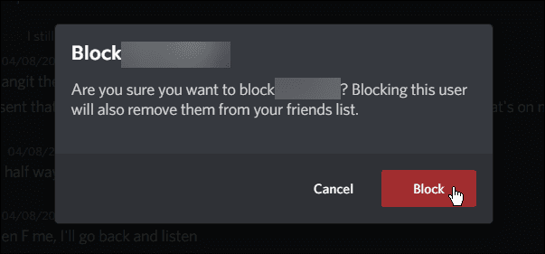 потврди блокирање корисника