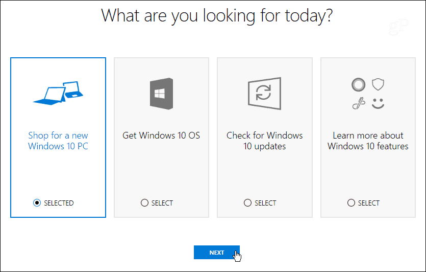Мицрософт покреће страницу како би вам помогао да одаберете следећи рачунар са системом Виндовс 10
