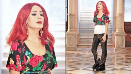 Иıлдıз Тилбе привукла је пажњу црвеном периком која подсећа на Аисел Гурел!