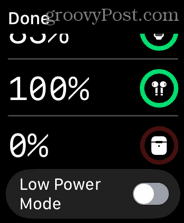 нивои батерије Аппле сата