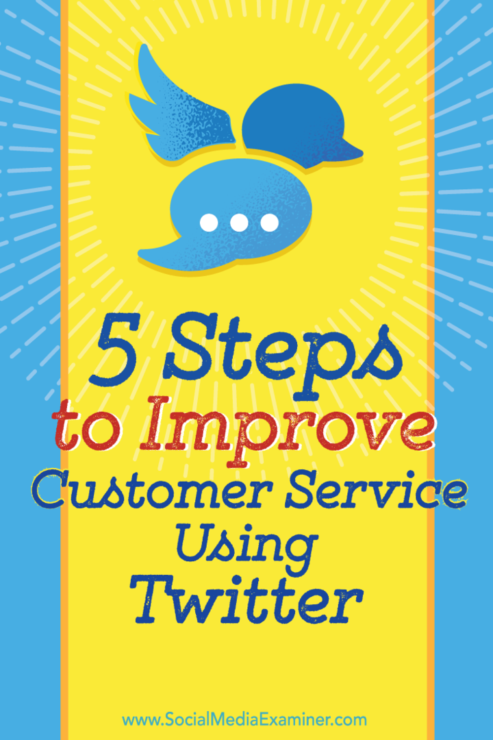 5 корака за побољшање корисничке услуге помоћу Твиттера: Испитивач друштвених медија
